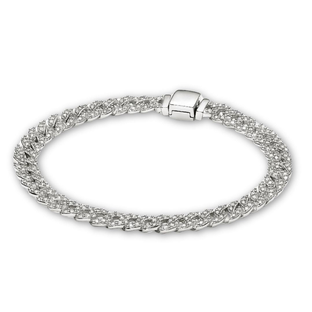 Bracciale Cubano Pave
