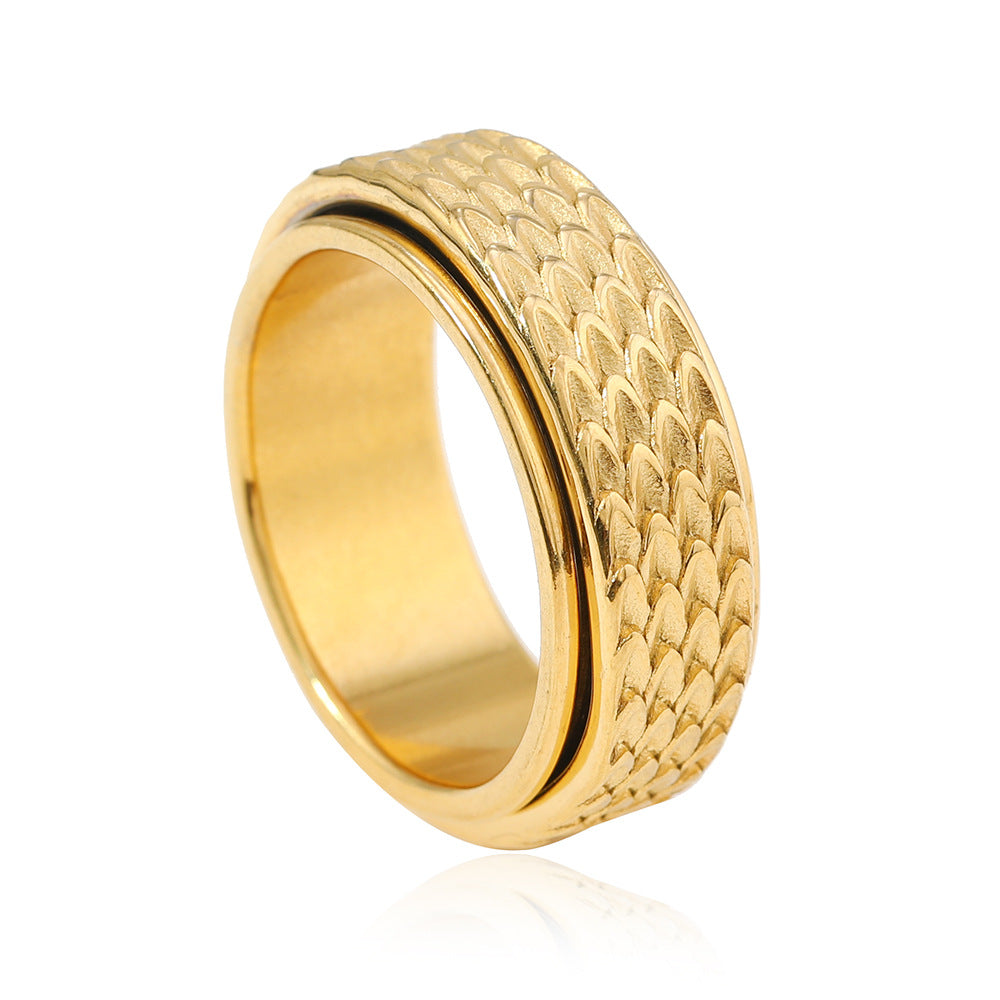Toren Anello Girevole Oro bianco