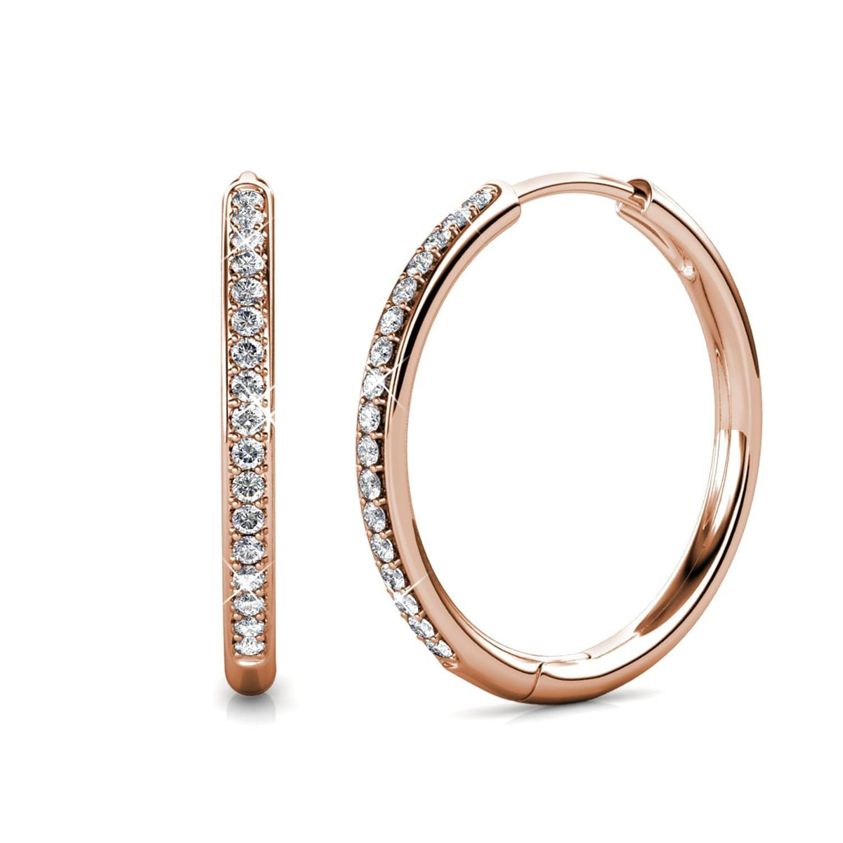 Sorel Pave Yellow Gold Earrings