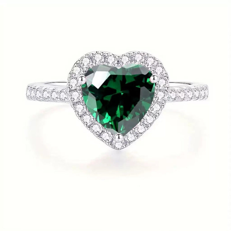 Delara Virenza Gemstone White Gold Ring
