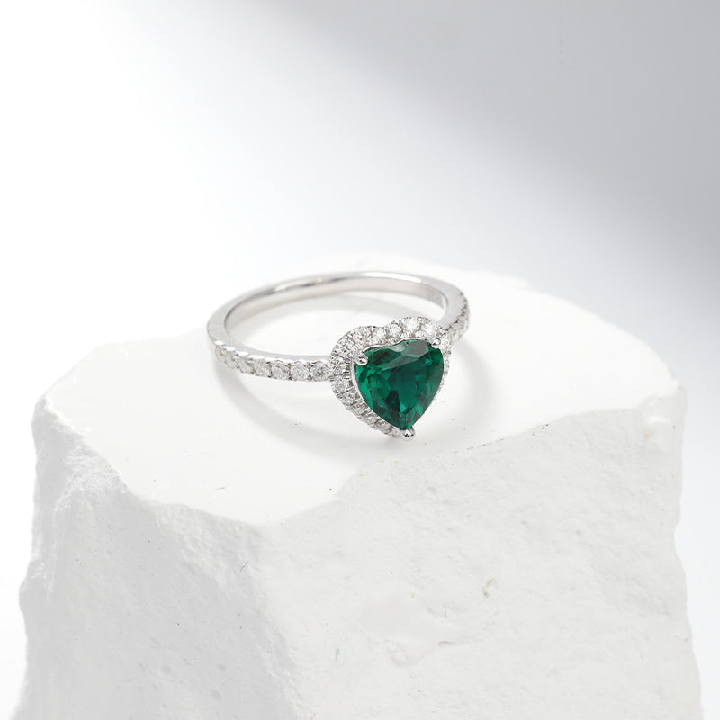 Delara Virenza Gemstone White Gold Ring