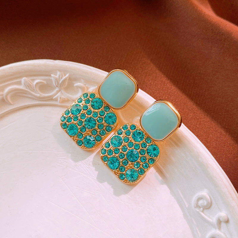 Bianca Selvaggia Gemstone Yellow Gold Earrings