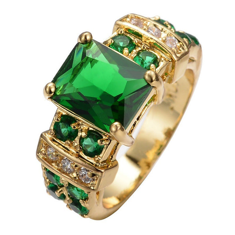 Averine Virdara Gemstone Yellow Gold Ring