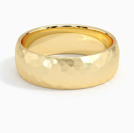 Elric Anello Texturizzato Oro giallo