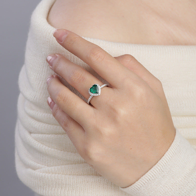 Delara Virenza Gemstone White Gold Ring