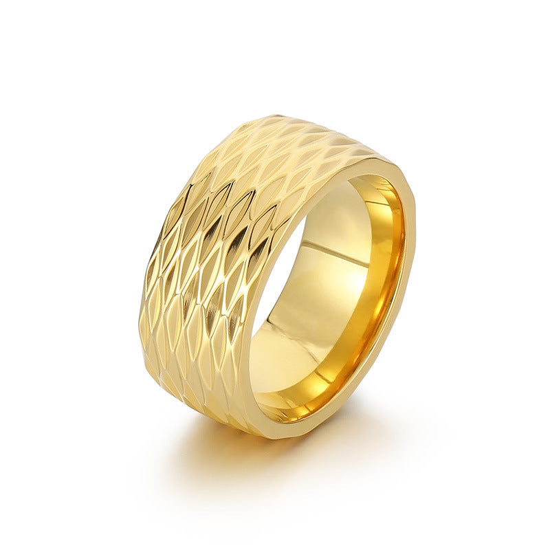 Kaelis Anello Griglia Oro Giallo