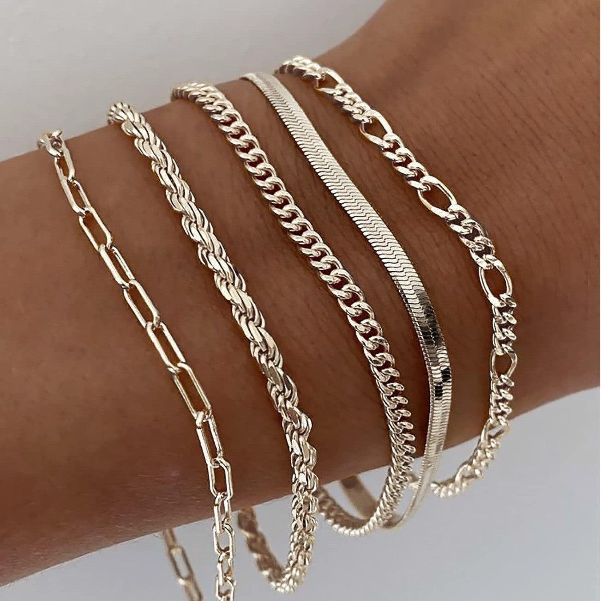 Ellis Renner Yellow Gold Bracelet Set