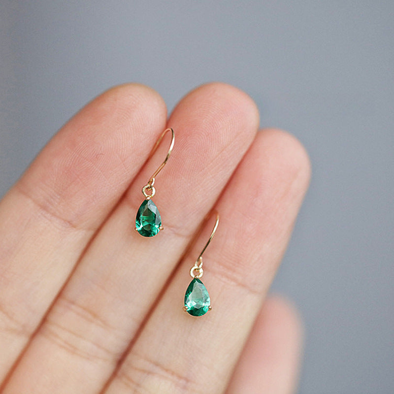 Colette Dufray Gemstone Yellow Gold Earrings