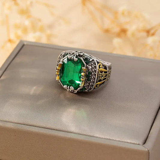 Anillo Klara Emerin con Piedras Preciosas | Oro