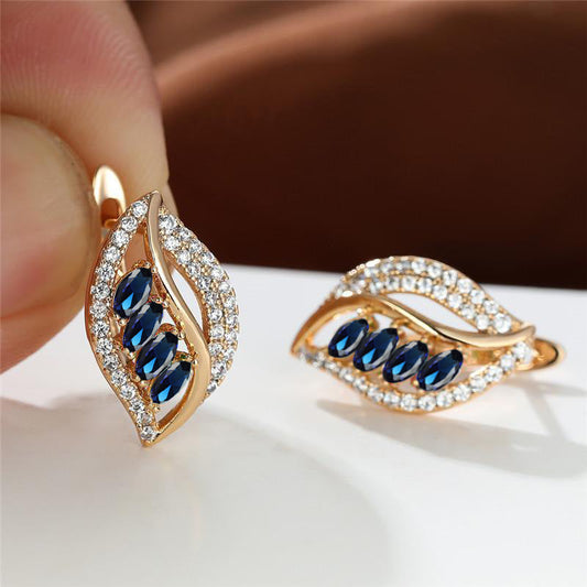 Pendientes Isola Caelurelle con Piedras Preciosas | Oro
