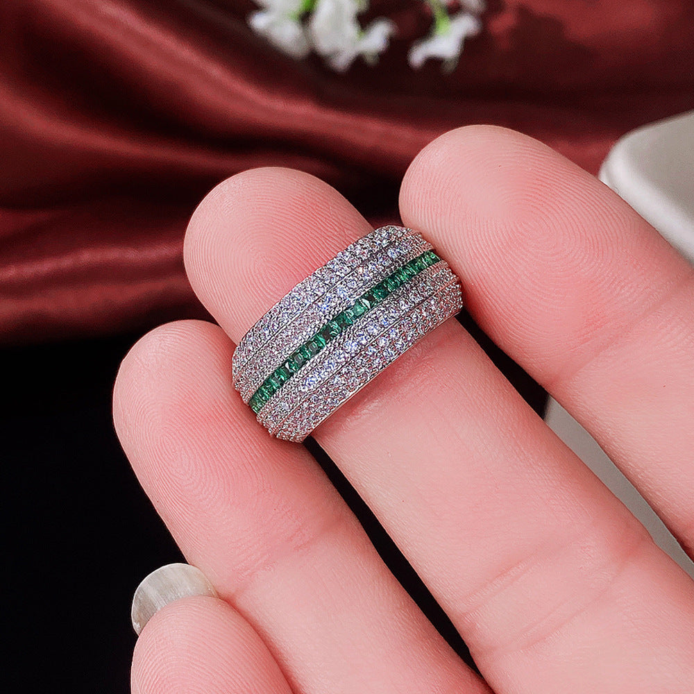 Celina Maroux Gemstone White Gold Ring