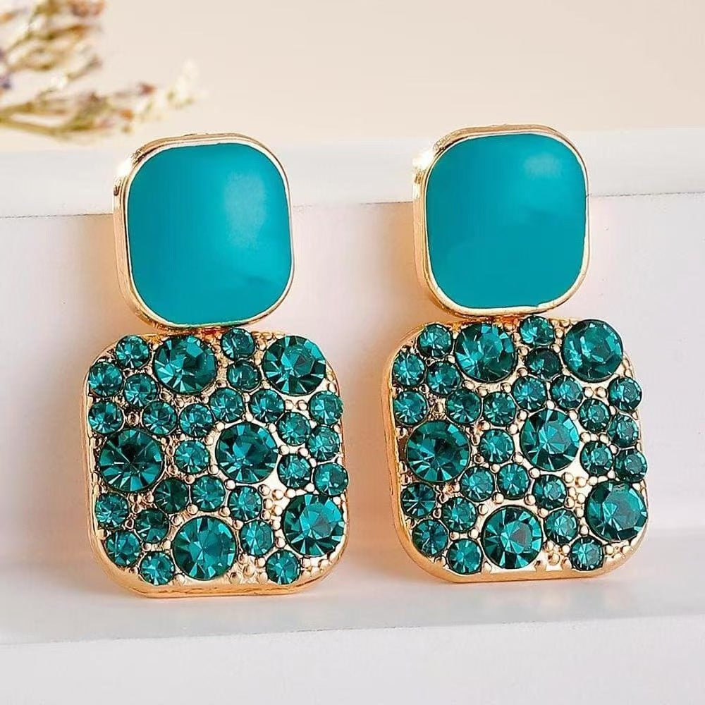 Bianca Selvaggia Gemstone Yellow Gold Earrings