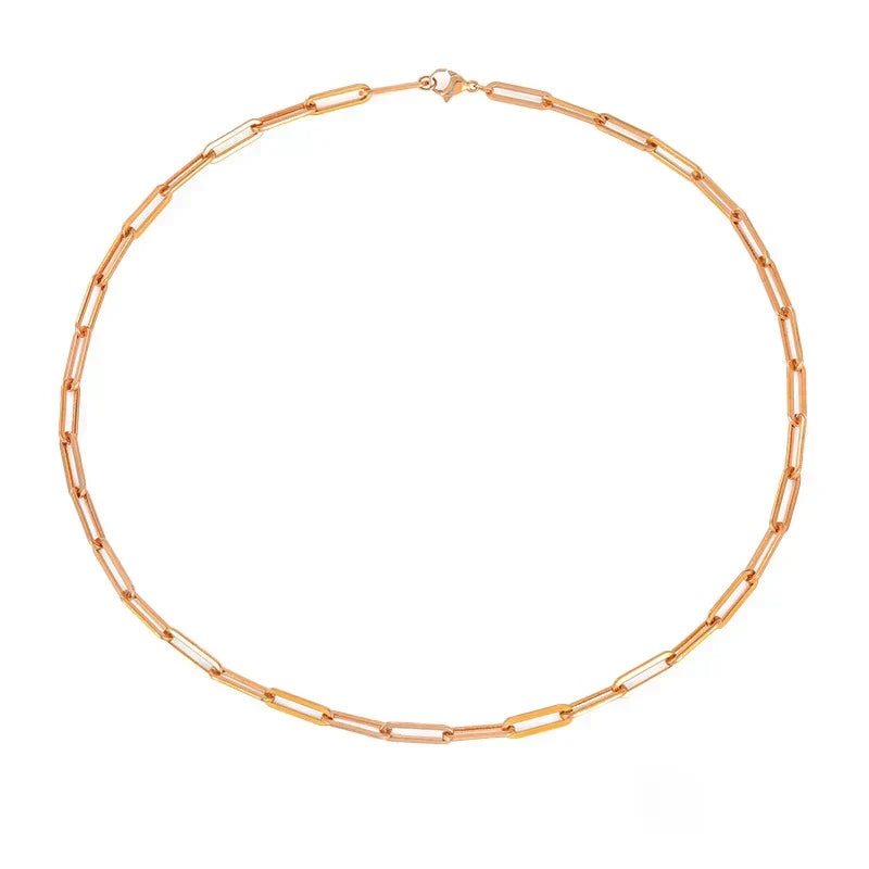 Archen Elegant Chain White Gold Necklace