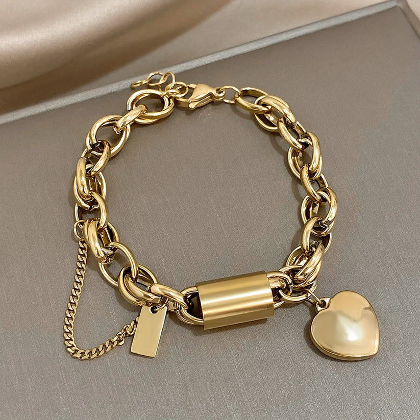 Bracciale Cuore Spesso