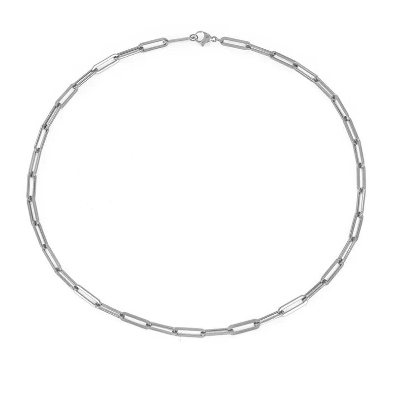 Archen Elegant Chain White Gold Necklace