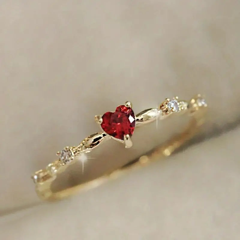 Coralyn Amoura Gemstone Yellow Gold Ring