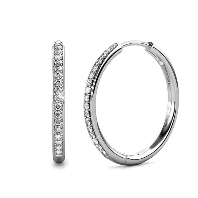 Sorel Pave Yellow Gold Earrings