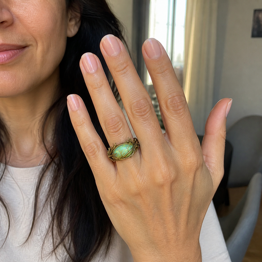 Anillo Verdant Bloom | Oro