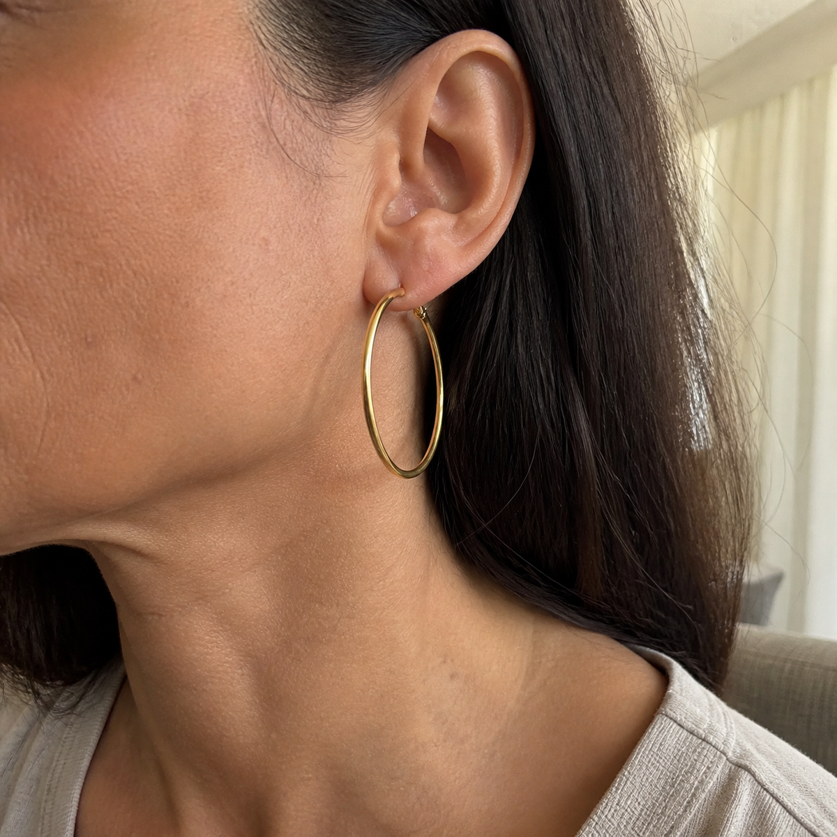 Noa Serane Yellow Gold Earrings