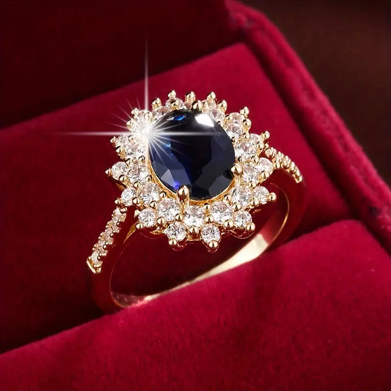 Vionne Saphirae Anello Oro Bianco